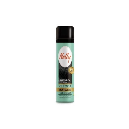 Nelly Retoca Raices Spray Negro 75Ml 0