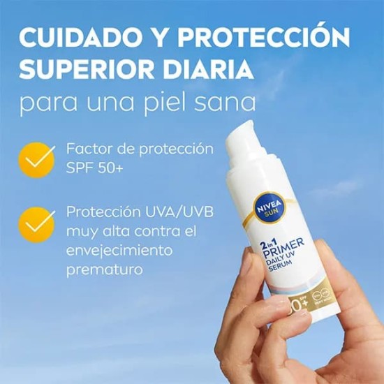 Nivea 2 en 1 Primer Serum Spf50+ 30Ml 3