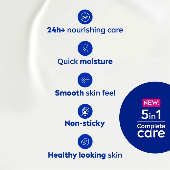 Body Milk Nivea Bajo La Ducha Nutritivo Piel Seca 400Ml 2