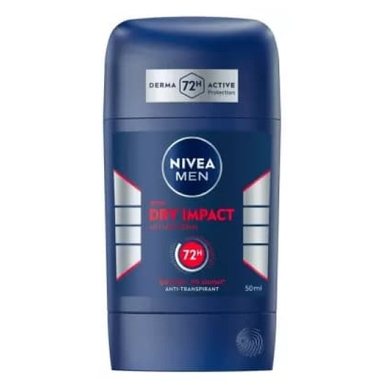 Nivea Desodorante Stick Dry Impact Men 50Ml 0
