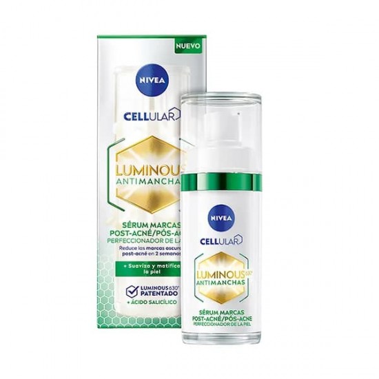 Nivea Luminous Anti Manchas Post Acné 30 Ml 0