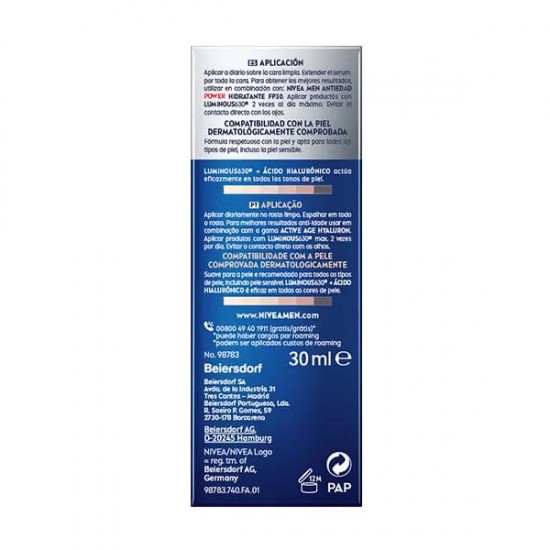 Nivea Men Power Antiedad Serum 30Ml 4