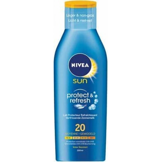 Nivea Sun Protect & Refresh Spf 20 200Ml 0