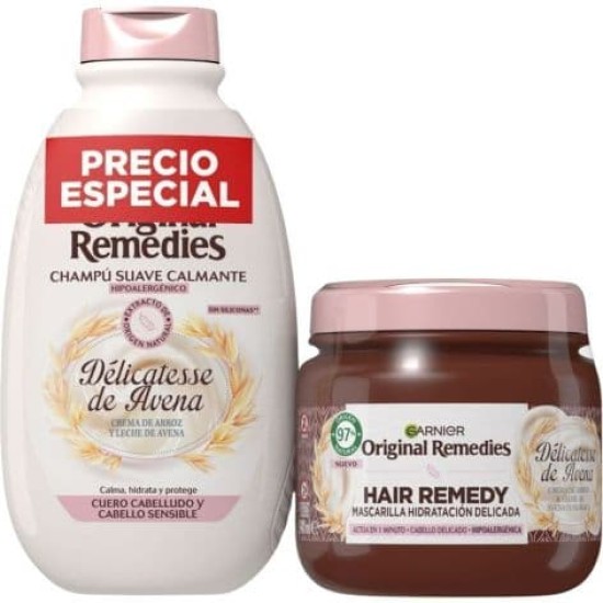 Original Remedies Delicatesse de Avena Pack Champú + Mascarilla 0