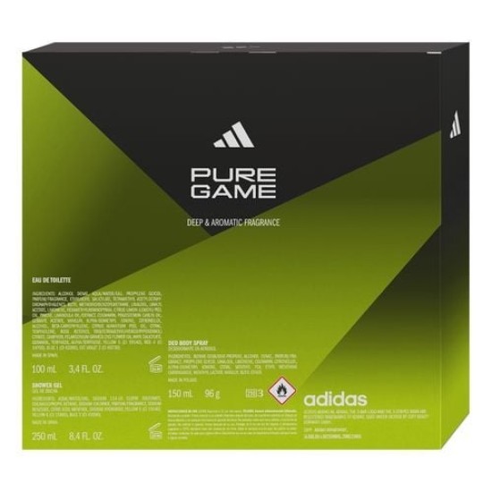 Colonia Adidas Pure Game 100 Pack Trio 4