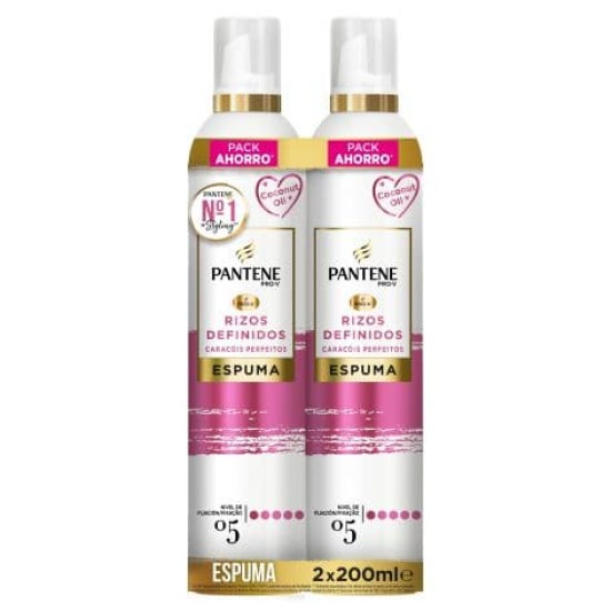 Pantene Espuma Rizos Definidos Duplo 0