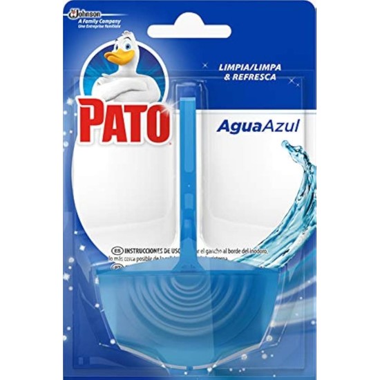 Pato Ambientador Wc Agua Azul Marine 0