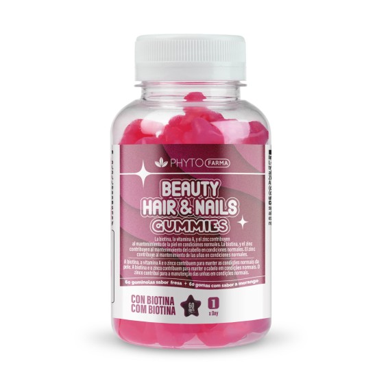 Phytofarma Beauty Hair & Nails Gummies 60 Cápsulas 0
