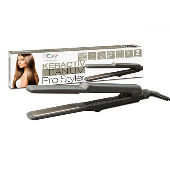 Plancha Del Pelo Iditalian Keractiv Titanium Pro Styler 0