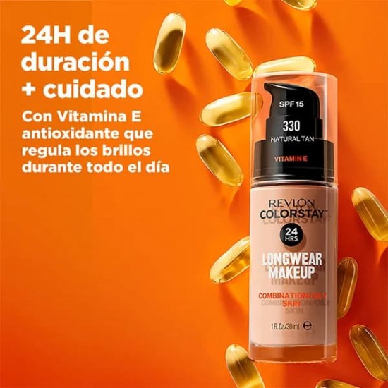 Revlon Colorstay Makeup Piel Mixta/Grasa 310 Warm Golden 4