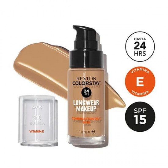 Revlon Colorstay Makeup Piel Mixta/Grasa 340 Early Tan 0