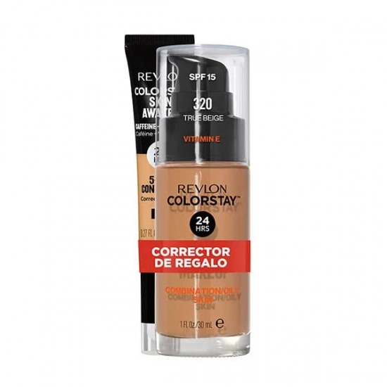 Revlon Colorstay Makeup Piel Mixta/Grasa +Regalo 320 True Beige 0