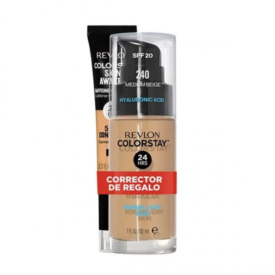 Revlon Colorstay Makeup Piel Normal/Seca + Regalo 240 Medium Beige 0