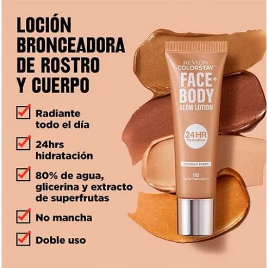 Revlon Colorstay Face And Body Glow Lotion 110 1