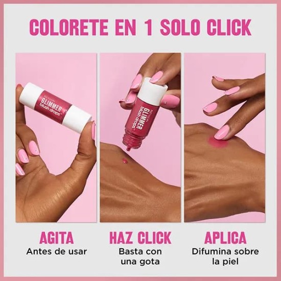 Revlon Glimmer Blush Drops Coralicious 2