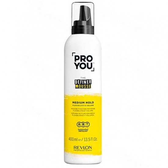 Revlon Pro you The Definer Mousse Espuma Fijación Media 400Ml 0
