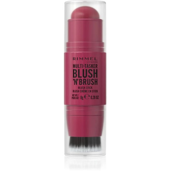 Rimmel Multi-Tasker Blush\'N\'brush 200 Fushia Glam 0