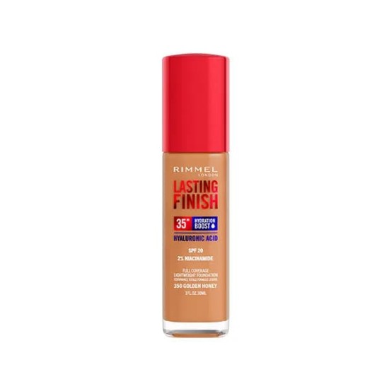 Rimmel London Lasting Finish Foundation 35H 350 Golden Honey 0