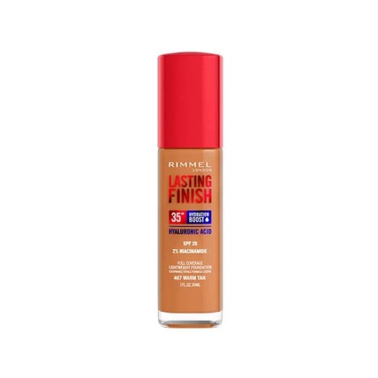 Rimmel London Lasting Finish Foundation 35H 407 Warm Tan 0