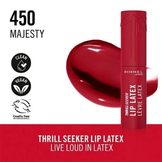 Rimmel London Thrill Seeker Lip Latex 450 Majesty 2