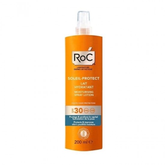 Roc Solar Leche Hydratante Spf 30 Spray 200 Ml 0