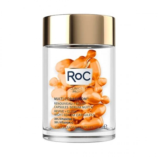 Roc Multi Correxion Serum Noche Revive Glow 30 Cap 0