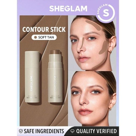 Sheglam Barra de Contorno Snatch\'N\' Define Soft Tan 1