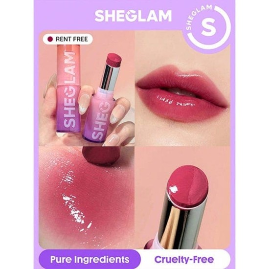 Sheglam Barra de Labios Mirror Kiss High Rent Free 1