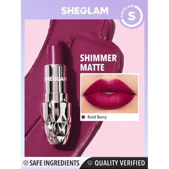 Sheglam Barra de Labios Starligth Velvet Bold Berry 2