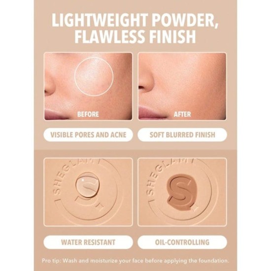 Sheglam Base de Maquillaje en Polvo Skin-Focus Sand 2