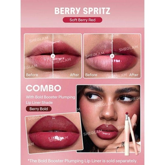 Sheglam Brillo Voluminizador de Labios Bold Booster Berry Spritz 1