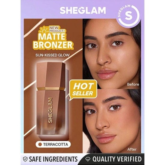 Sheglam Bronceador Líquido Sun Beam Mate Terracotta 1