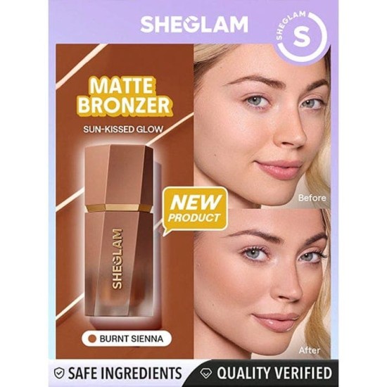 Sheglam Bronceador Líquido Sun Beam Mate Burnt Sienna 1