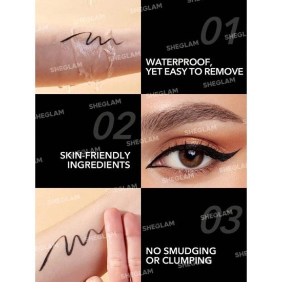 Sheglam Delineador de Ojos Waterproof Eye Affinity 1