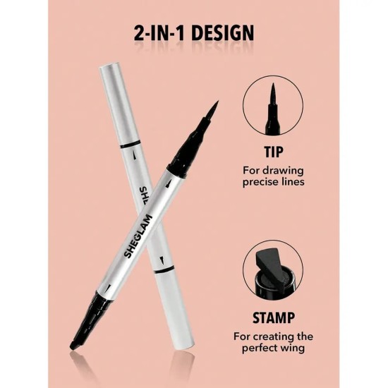 Sheglam Delineador de Ojos Wing It 2 en 1 2