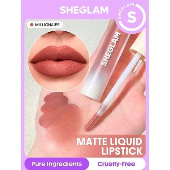 Sheglam Labial Líquido Matte Allure Millionaire 1