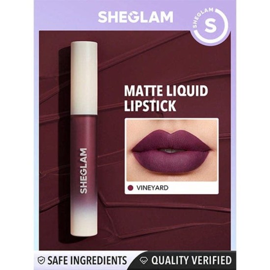Sheglam Labial Líquido Matte Allure Vineyard 1