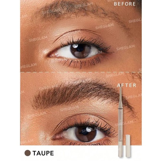 Sheglam Lápiz de Cejas 2en1 Brows On Demand Taupe 2