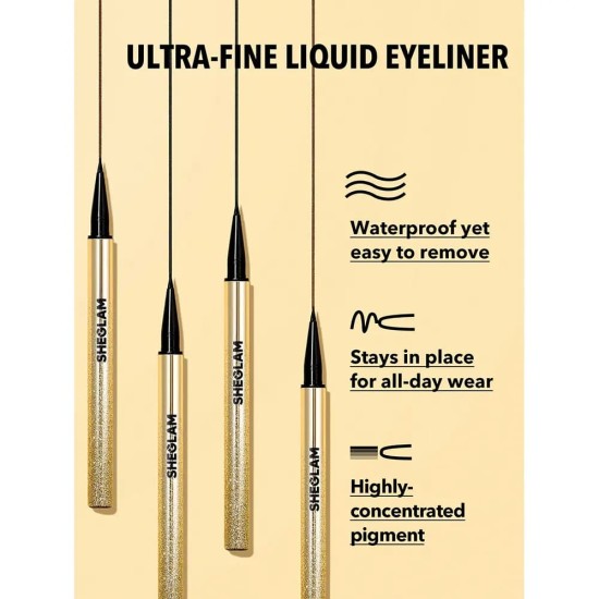 Sheglam Delineador de Ojos Líquido Resistente al Agua Line & Define 3