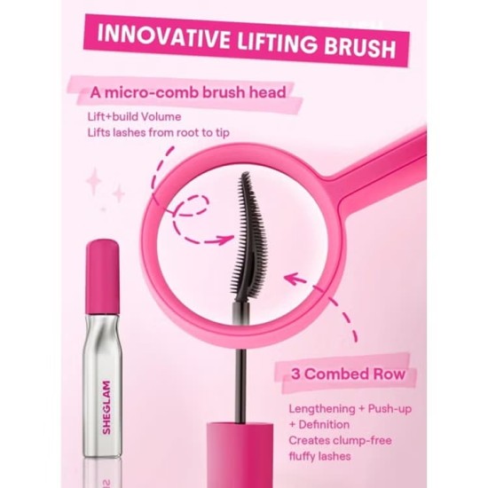 Sheglam Máscara de Pestañas Lashlighter Up & Out Black 1