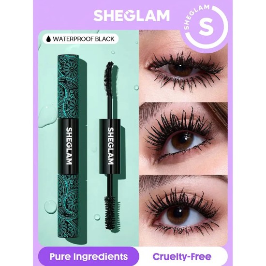 Sheglam Máscara de Pestañas Waterproof All-In-One Volume & Length 1
