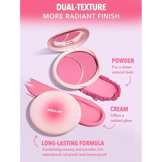 Sheglam Paleta de Coloretes Cheek 2 Cheek Pink Sprinkles 2