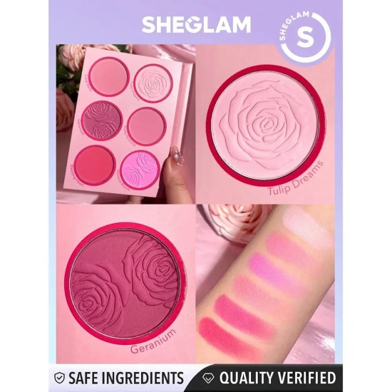 Sheglam Paleta de Coloretes Floral Flush Blushing Bouquet 1