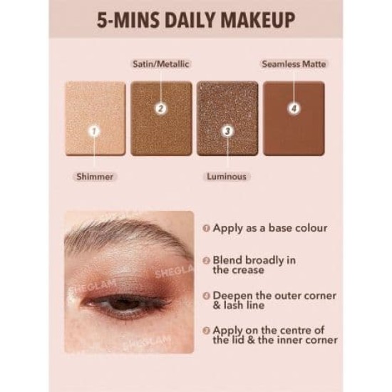 Sheglam Paleta de Sombras Essential Square Veil 2