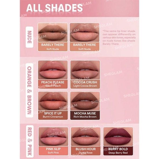 Sheglam Perfilador de Labios Bold Booster Plumping Berry Bold 1