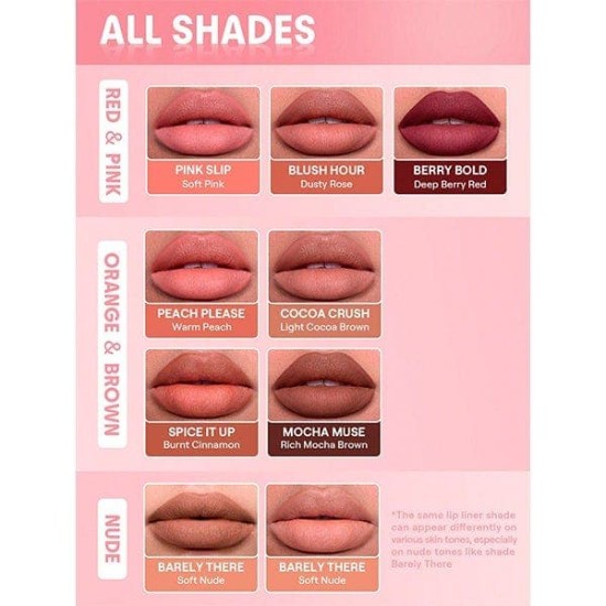 Sheglam Perfilador de Labios Bold Booster Plumping Blush Hour 1