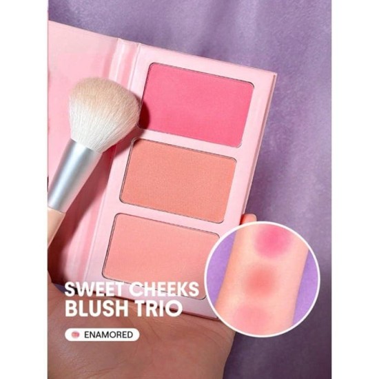 Sheglam Trío Paleta de Coloretes Sweet Cheeks Enamored 1
