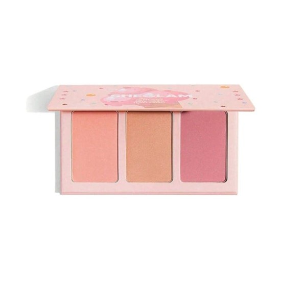 Sheglam Trío Paleta de Coloretes Sweet Cheeks Enamored 0