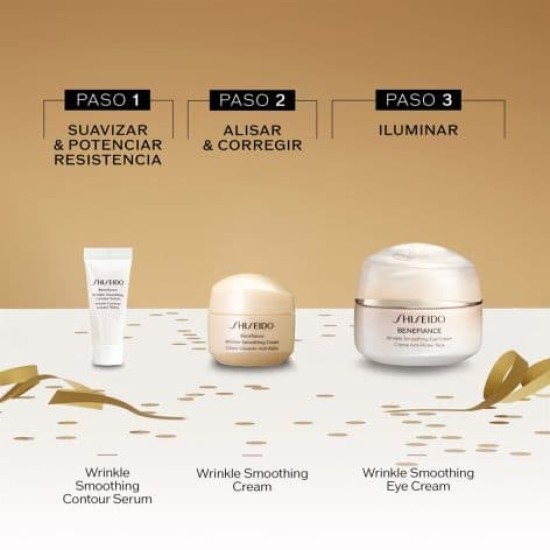 Shiseido Benefiance Wrinkle Smoothing Eye Cream Estuche 4
