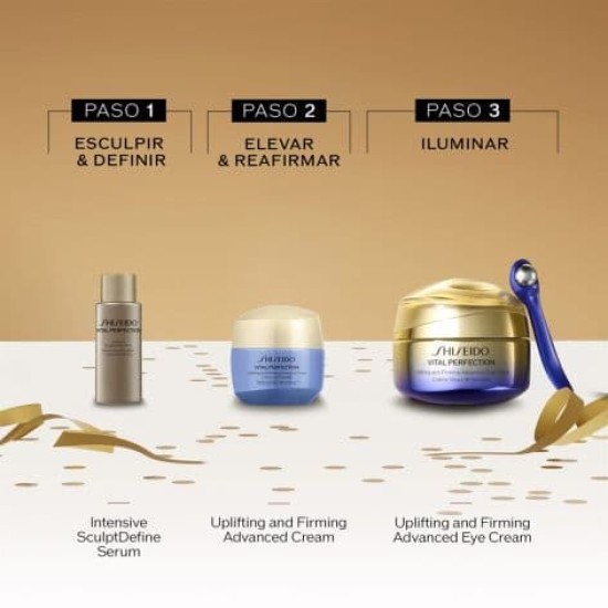 Shiseido Vital Perfection Uplifting and Firming Eye Cream Estuche 4